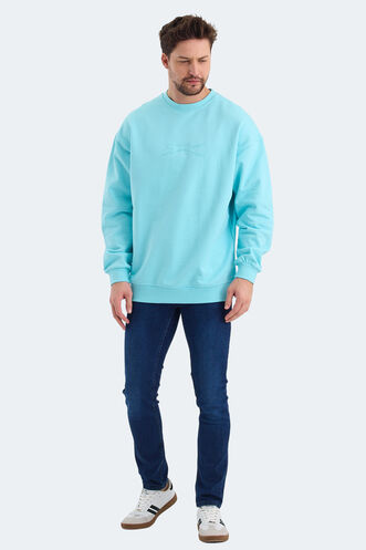 Slazenger VADIK Men's Sweatshirt Turquoise - Thumbnail