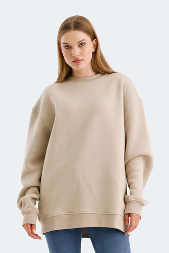 Slazenger - Slazenger VADIM Women's Sweatshirt Beige