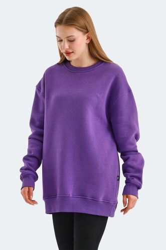 Slazenger VADIM Women's Sweatshirt Purple - Thumbnail