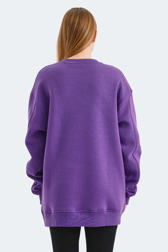 Slazenger VADIM Women's Sweatshirt Purple - Thumbnail