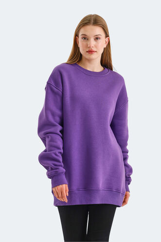 Slazenger VADIM Women's Sweatshirt Purple - Thumbnail