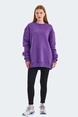 Slazenger VADIM Women's Sweatshirt Purple - Thumbnail