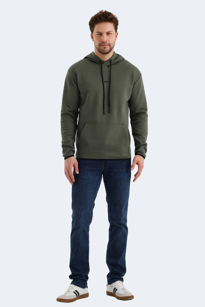 Slazenger VADIMIR Erkek Sweatshirt Haki