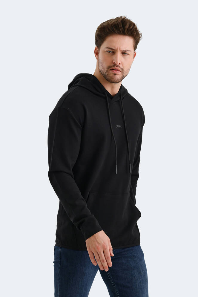 Slazenger VADIMIR Erkek Sweatshirt Siyah