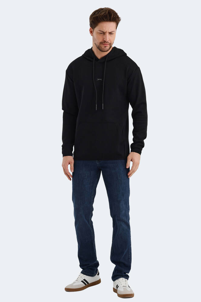 Slazenger VADIMIR Erkek Sweatshirt Siyah