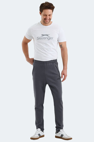 Slazenger VALDIS Men's Sweatpants Dark Grey - Thumbnail