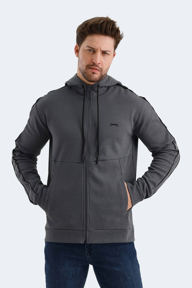 Slazenger VALERYA Erkek Sweatshirt Koyu Gri