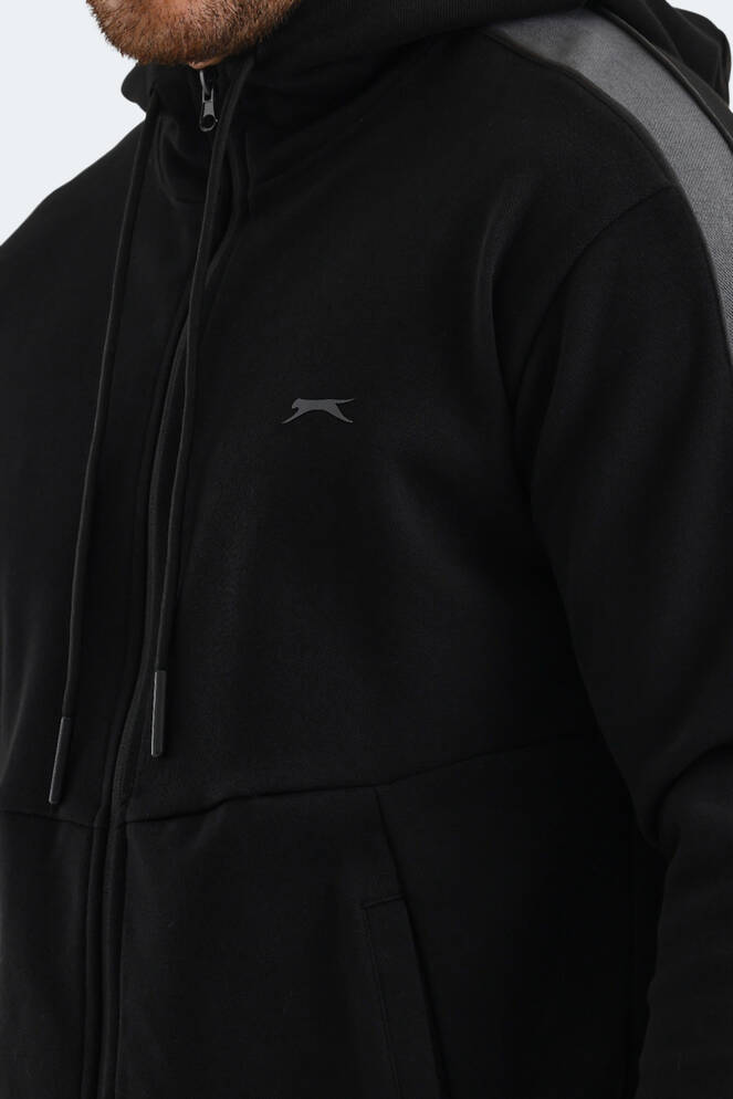 Slazenger VALERYA Erkek Sweatshirt Siyah