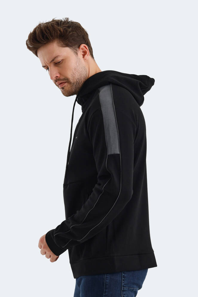 Slazenger VALERYA Erkek Sweatshirt Siyah