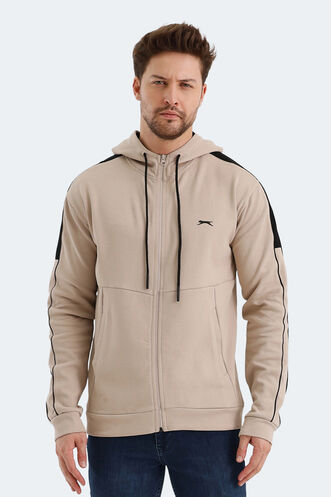 Slazenger VALERYA Men's Sweatshirt Beige - Thumbnail