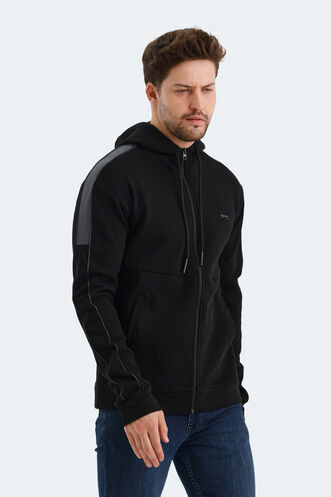 Slazenger VALERYA Men's Sweatshirt Black - Thumbnail