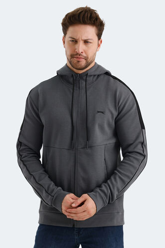 Slazenger VALERYA Men's Sweatshirt Dark Grey - Thumbnail