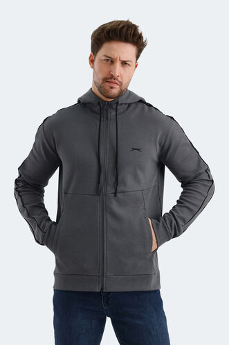 Slazenger VALERYA Men's Sweatshirt Dark Grey - Thumbnail