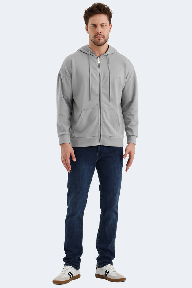 Slazenger VALTER Erkek Sweatshirt Gri