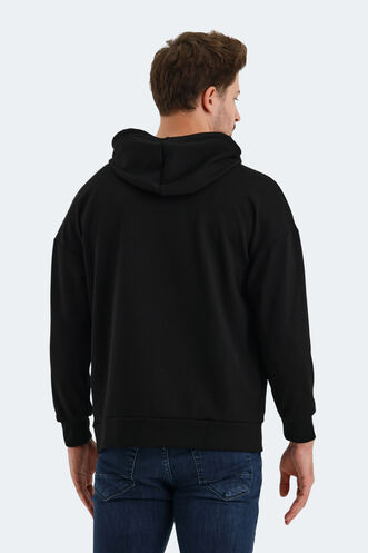 Slazenger VALTER Men's Sweatshirt Black - Thumbnail