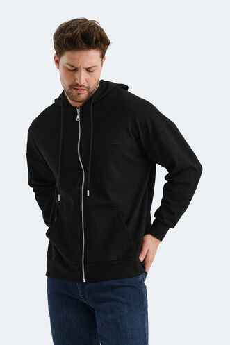 Slazenger VALTER Men's Sweatshirt Black - Thumbnail