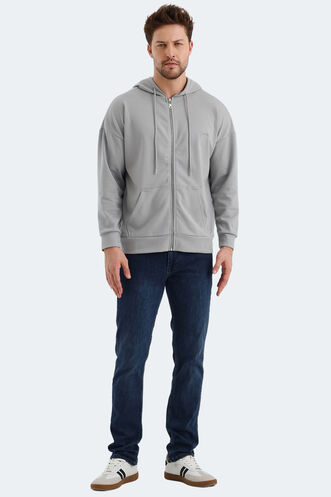 Slazenger VALTER Men's Sweatshirt Grey - Thumbnail