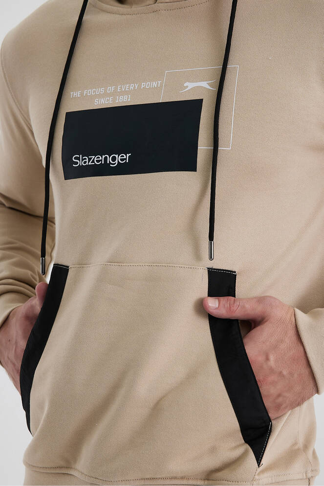 Slazenger VANDA Erkek Sweatshirt Bej