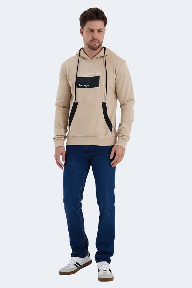 Slazenger VANDA Erkek Sweatshirt Bej