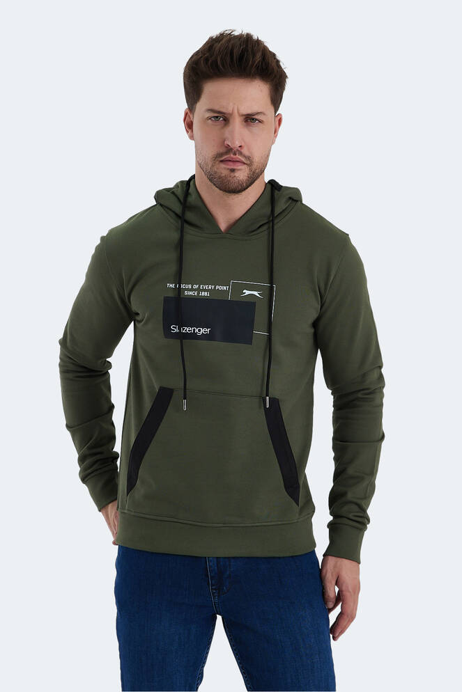 Slazenger VANDA Erkek Sweatshirt Haki