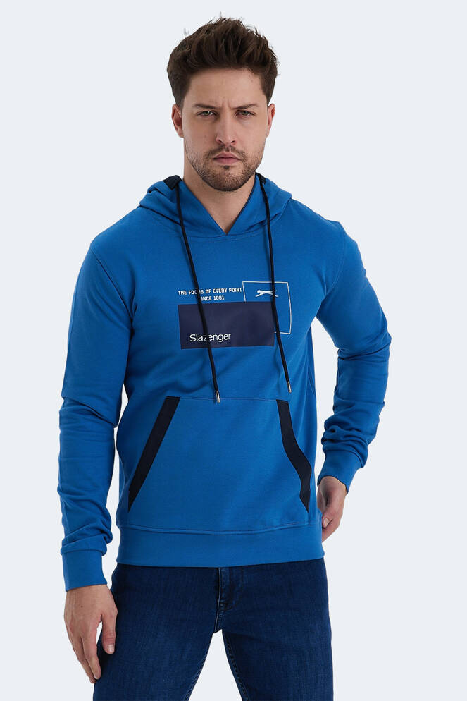 Slazenger VANDA Erkek Sweatshirt Mavi