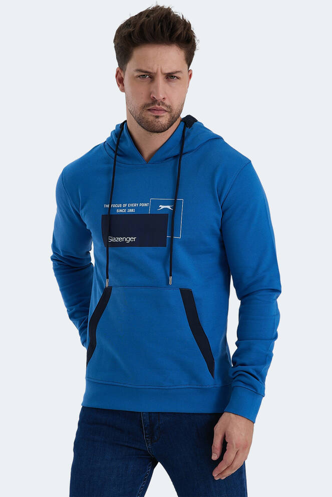 Slazenger VANDA Erkek Sweatshirt Mavi