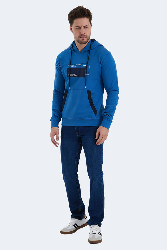 Slazenger VANDA Erkek Sweatshirt Mavi