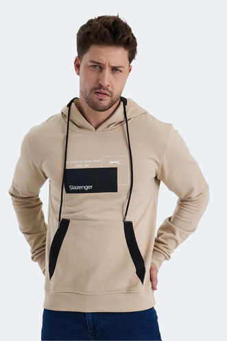 Slazenger VANDA Men's Sweatshirt Beige - Thumbnail