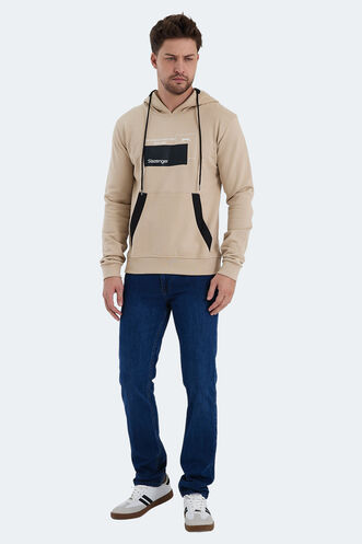 Slazenger VANDA Men's Sweatshirt Beige - Thumbnail