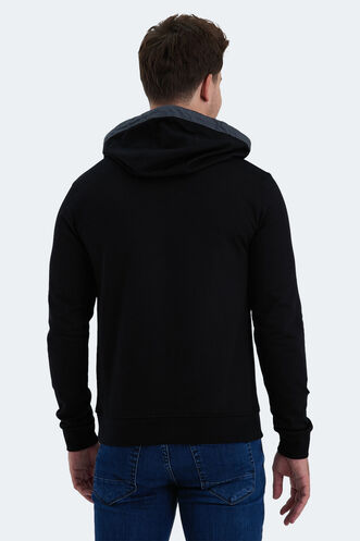 Slazenger VANDA Men's Sweatshirt Black - Thumbnail