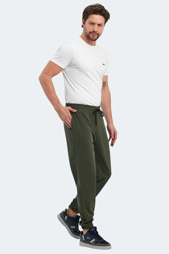 Slazenger VARDAN Men's Sweatpants Olive - Thumbnail