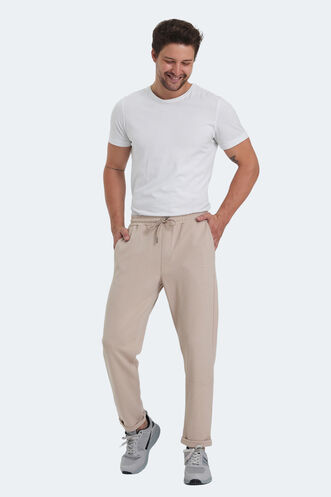 Slazenger VARLAM Men's Sweatpants Beige - Thumbnail