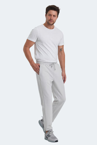 Slazenger VARLAM Men's Sweatpants Stone Gray - Thumbnail