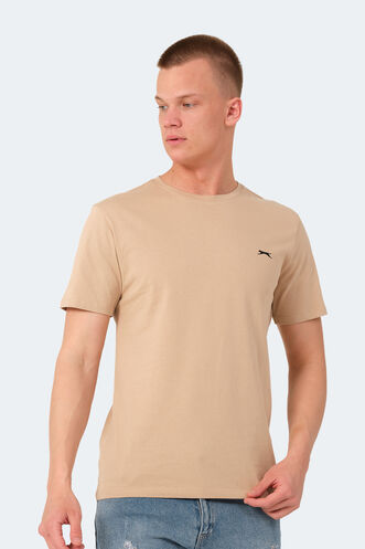 Slazenger VEDA Men's T-Shirt Beige - Thumbnail