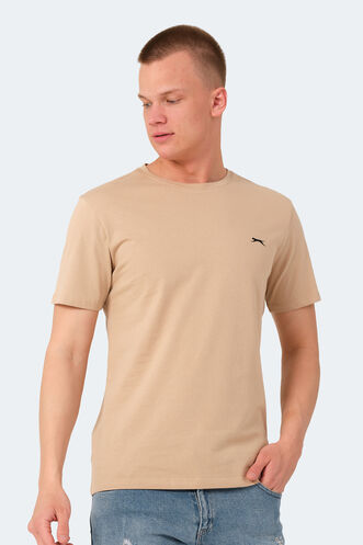 Slazenger VEDA Men's T-Shirt Beige - Thumbnail