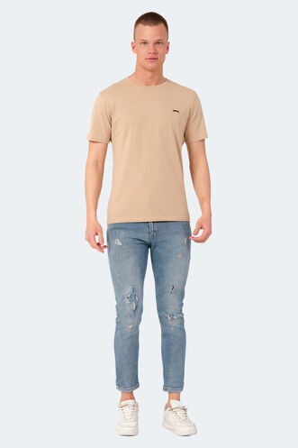 Slazenger VEDA Men's T-Shirt Beige - Thumbnail