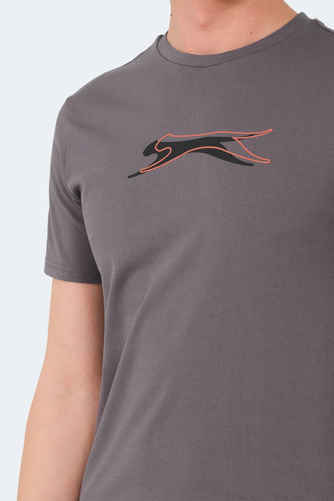 Slazenger VEDRAN Erkek T-Shirt Koyu Gri