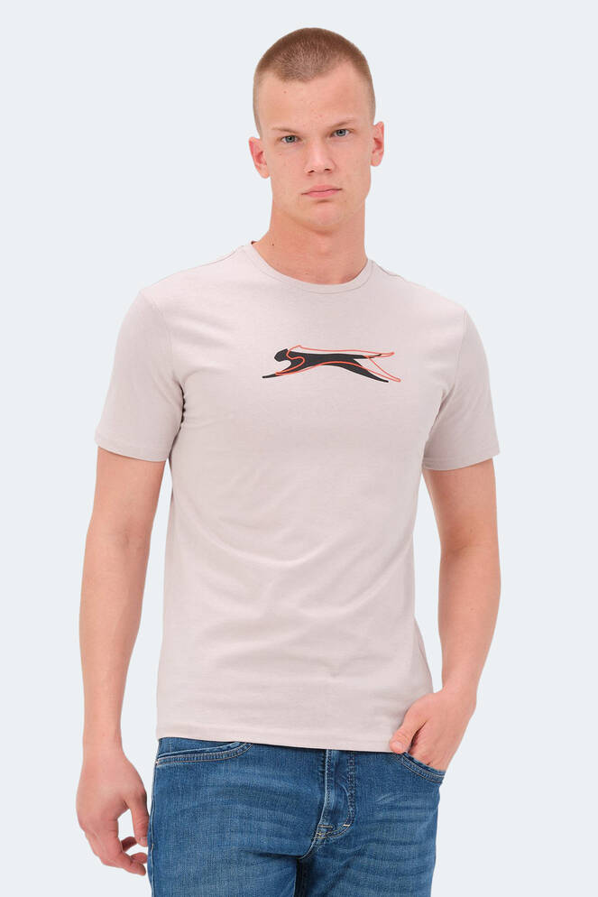 Slazenger VEDRAN Erkek T-Shirt Taş Gri