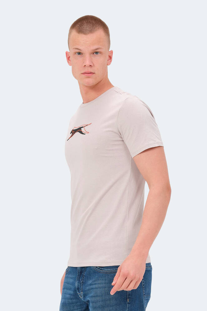 Slazenger VEDRAN Erkek T-Shirt Taş Gri