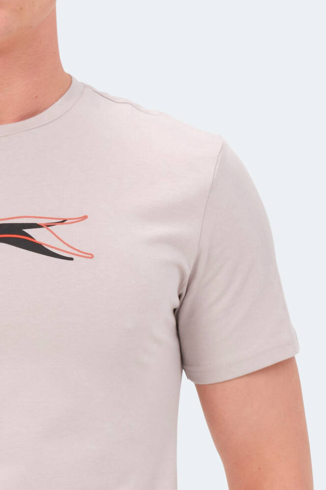 Slazenger VEDRAN Erkek T-Shirt Taş Gri