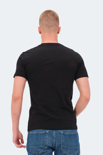 Slazenger VEDRAN Men's T-Shirt Black - Thumbnail