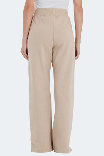 Slazenger VEGETABLE Women's Sweatpants Beige - Thumbnail