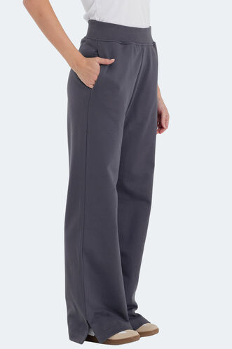 Slazenger VEGETABLE Women's Sweatpants Dark Grey - Thumbnail