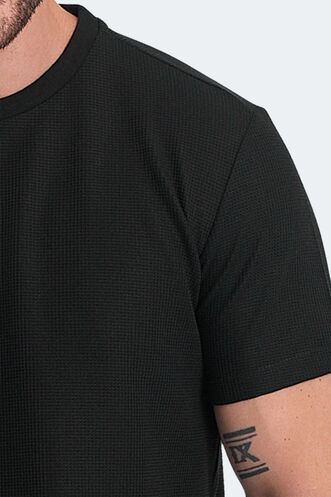 Slazenger VELVEL Men's T-Shirt Black - Thumbnail