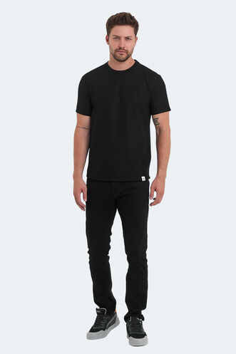 Slazenger VELVEL Men's T-Shirt Black - Thumbnail