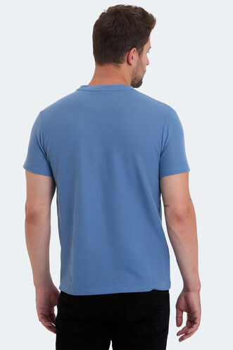 Slazenger VELVEL Men's T-Shirt Blue - Thumbnail