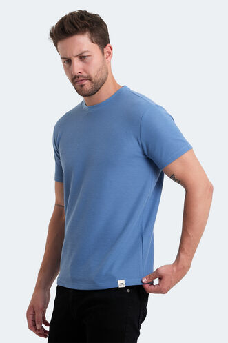 Slazenger VELVEL Men's T-Shirt Blue - Thumbnail