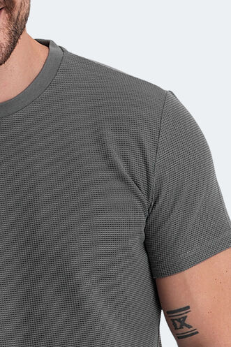 Slazenger VELVEL Men's T-Shirt Dark Gray - Thumbnail