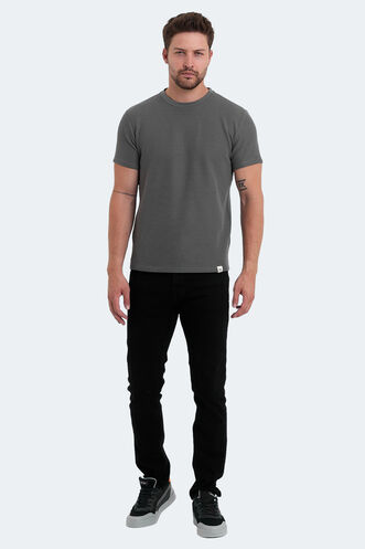 Slazenger VELVEL Men's T-Shirt Dark Gray - Thumbnail