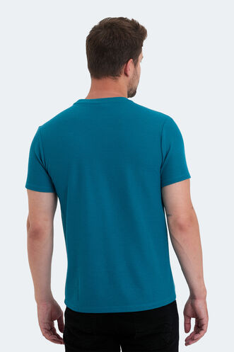 Slazenger VELVEL Men's T-Shirt Petrol - Thumbnail